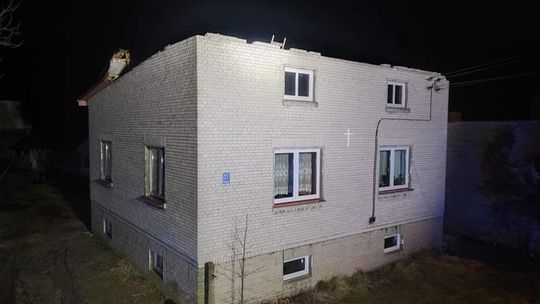 Wichura w powiecie radomskim: strażacy wyjechali do 17 zgłoszeń