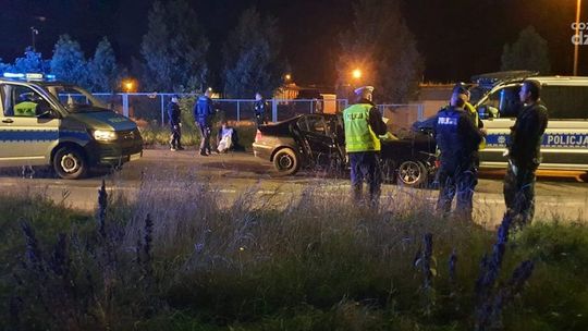 [WIDEO] Czołówka z radiowozem. 19-latek z BMW był pijany