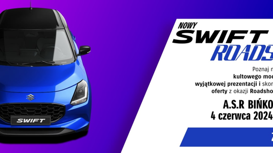 Wielki powrót Suzuki Road Show, którego gwiazdą będzie nowy Swift