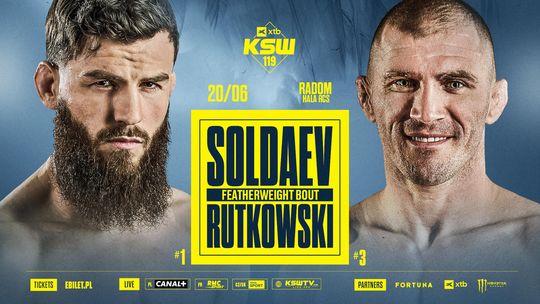 Wielki rewanż na XTB KSW 119. Daniel Rutkowski znów zmierzy się z Adamem Soldaevem