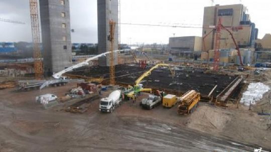 Wielkie betonowanie w elektrowni Kozienice