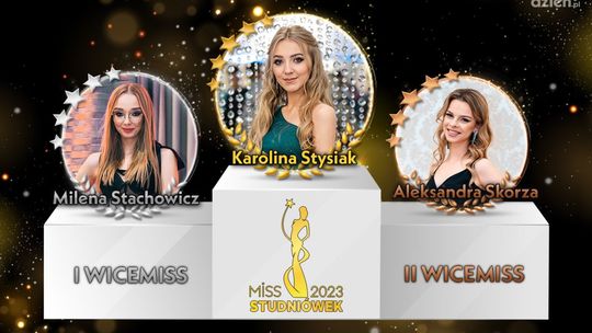 Wiemy, kto zdobył tytuł MISS STUDNIÓWEK 2023! Wiemy, kto zdobył tytuł MISS STUDNIÓWEK 2023!