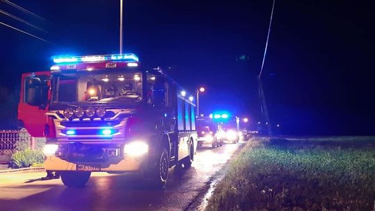 Wierzbica. Pożar w domu