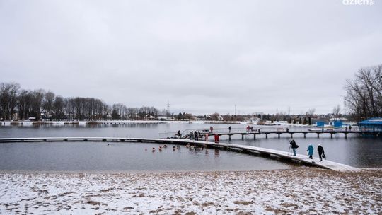 Wigilijne morsowanie na Borkach Wigilijne morsowanie na Borkach