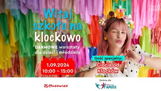 "Witaj szkoło na klockowo". W niedzielę charytatywne warsztaty LEGO