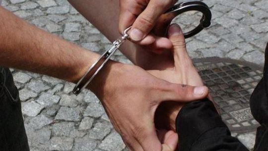 Włamywacz w rękach policji