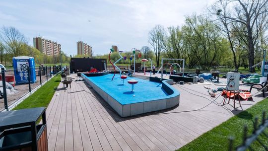 Wodny plac zabaw na Borkach już prawie gotowy Wodny plac zabaw na Borkach już prawie gotowy