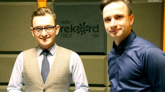 Wojciech Malicki i Artur Ledziński - rozmowa w studiu lokalnym Radia Rekord