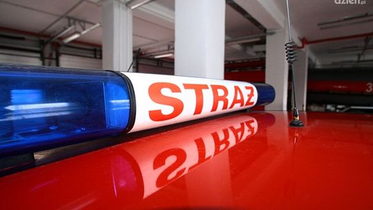 Wybuchła butla z gazem. Ranny strażak