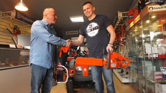 Wygrał pilarkę Husqvarna