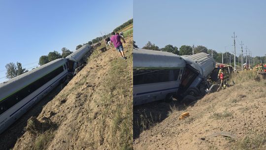 Wykoleił się pociąg PKP Intercity. Jest ofiara śmiertelna