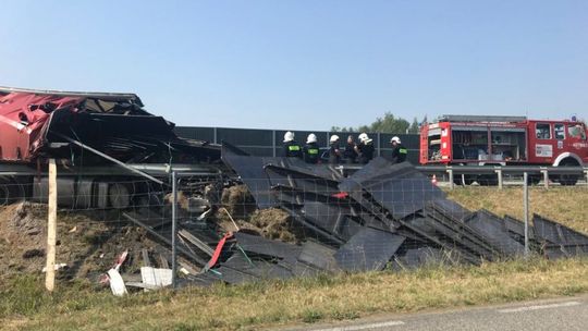 Wypadek na "7". Utrudnienia w ruchu