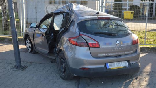 Wypadek na skrzyżowaniu Maratońskiej i Dębowej