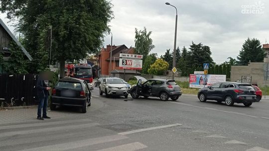 Wypadek na skrzyżowaniu Wernera/Chłodna