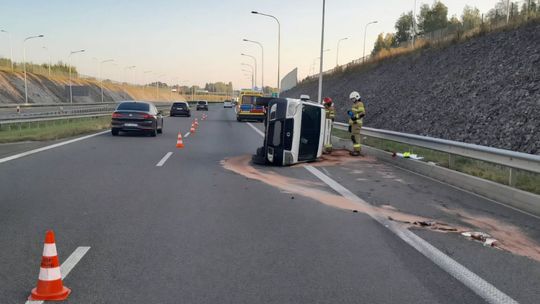 Wypadek na trasie S7 w kierunku Radomia. Uwaga na utrudnienia w ruchu