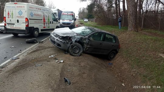 Wypadek na ul. Kozienickiej