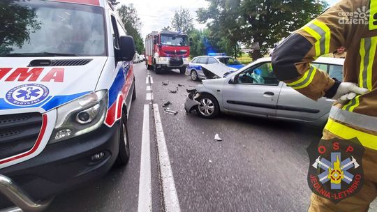Wypadek na ul. Kozienickiej [wideo, zdjęcia]