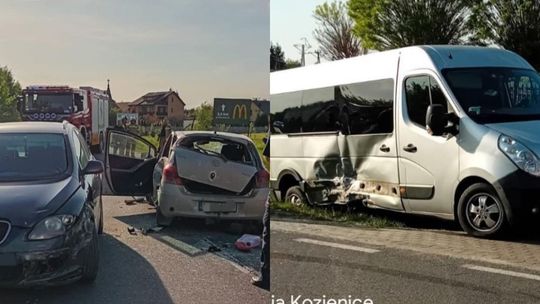 Wypadek pod Kozienicami. Droga była zablokowana