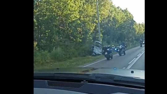 Wypadek pomiędzy Pionkami a Kozienicami 