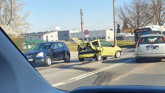 Wypadek przy ul. Wierzbickiej 