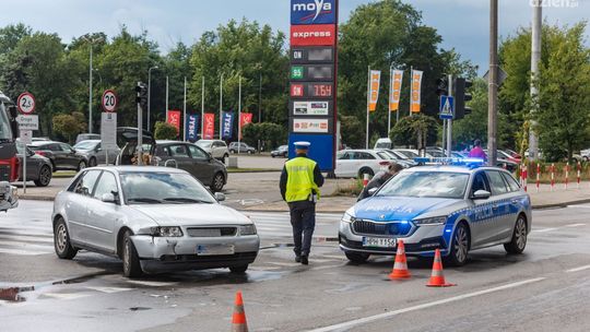 Wypadek przy Wernera. Kobieta w szpitalu