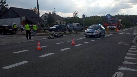 Wypadek w Augustowie, dwie osoby w szpitalu
