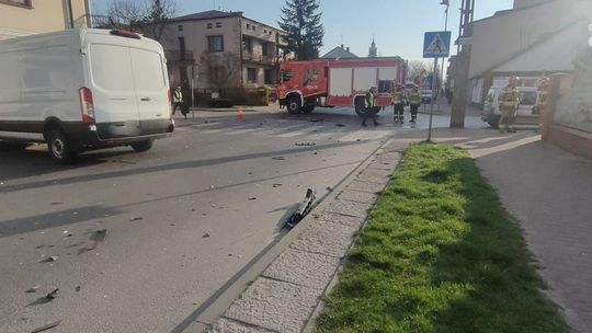 Wypadek w Białobrzegach. Jedna osoba w szpitalu