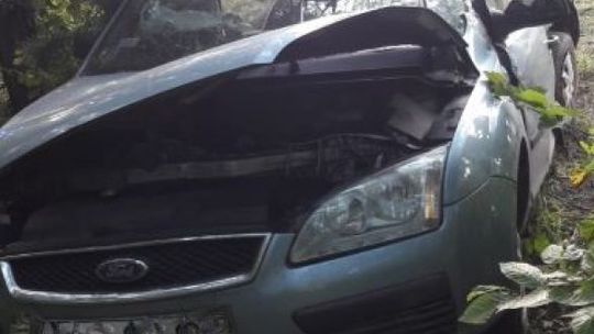 Wypadek w gminie Tczów. Dwie osoby w szpitalu
