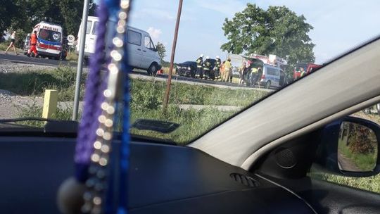 Wypadek w m. Kuczki-Kolonia. Jedna osoba ranna