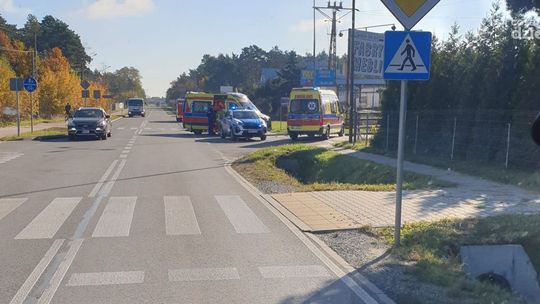 Wypadek w Mleczkowie. Niemowlę w szpitalu 