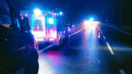 Wypadek w Orońsku. Dwie osoby trafiły do szpitala 