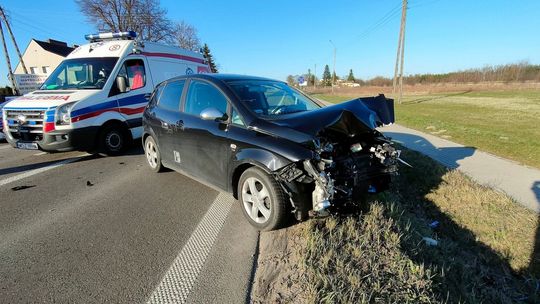 Wypadek w Orońsku. Kobieta w szpitalu