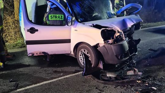 Wypadek w Parznicach. Trzy osoby poszkodowane