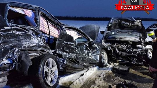 Wypadek w Pawliczce - jedna osoba w szpitalu