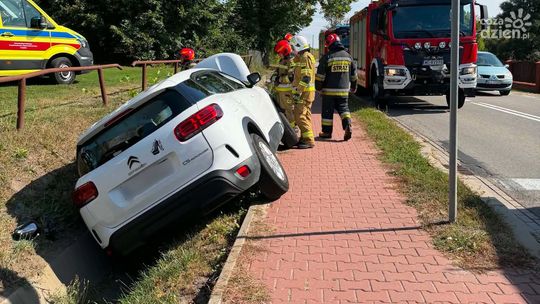 Wypadek w powiecie lipskim. Są utrudnienia