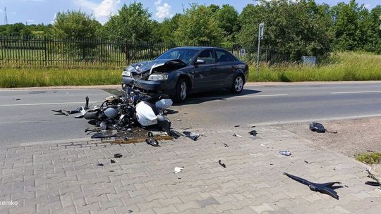 Wypadek w Trablicach. 46-latek w szpitalu