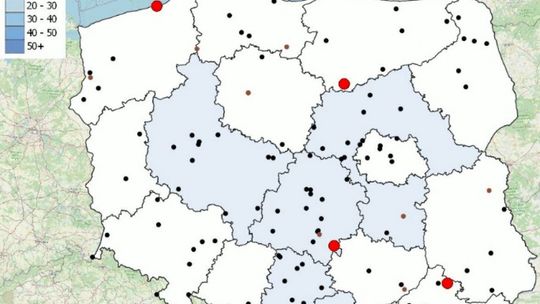 Wypadki śmiertelne. Policyjna mapa