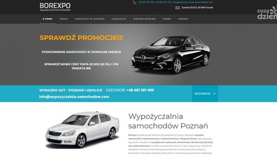 Wypożyczalnia samochodów w Poznaniu - Borexpo jak działa i czy warto z niej skorzystać?