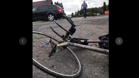 Wyruszył w charytatywną trasę. Miał wypadek 