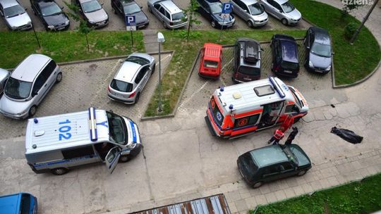 Wyskoczył z wieżowca przy ul. Kolberga! (AKTUALIZACJA)