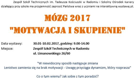 Wystawa mózg 2017