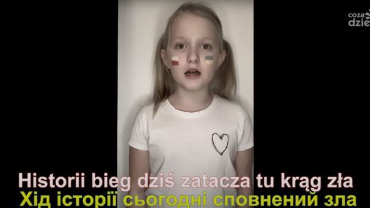 Wzruszająca piosenka 10-letniej Małgosi o wojnie na Ukrainie