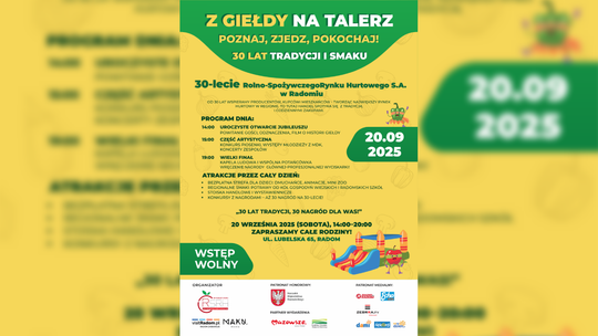 Z giełdy na talerz. Poznaj, zjedz, pokochaj! – 30 lat tradycji i smaku