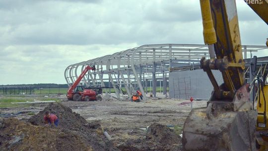 Z wizytą na placu budowy treminalu Portu Lotniczego Radom