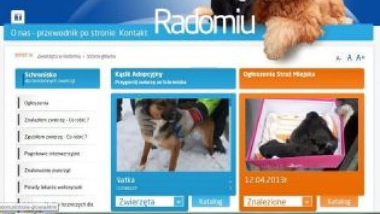 Zaginął twój pupil? Wejdź na www. zwierzeta.radom.pl