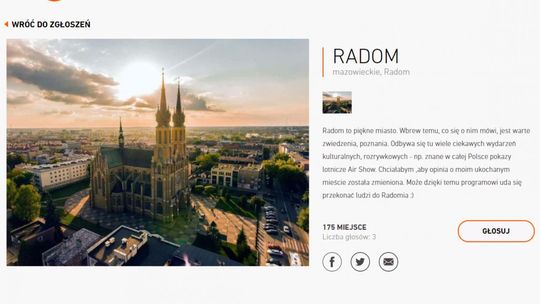 Zagłosujmy na Radom
