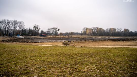 Zalew na Borkach latem 
