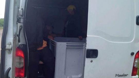 Zamiast trzech przewoził siedem osób