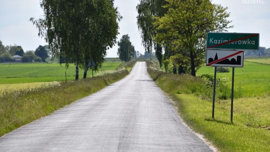 Zamknięty odcinek drogi Makowiec - Rawica
