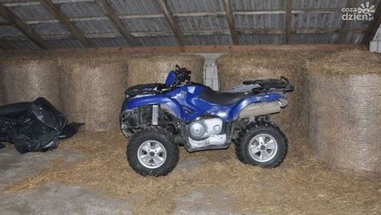 Zarzut kradzieży i paserstwa za skradzionego quada